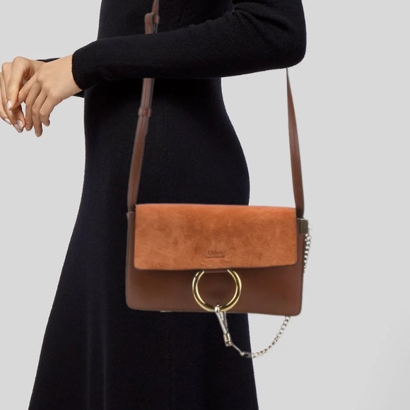 Chloe Handbags - Authentic Chloe Faye Leather Shoulder Bag-Small